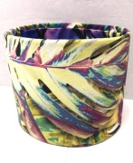 Osłonka na doniczkę dwustrona NOWOŚĆ wzór monstera abstrakcja z tkaniny