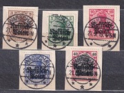 Okupacja Niemiecka Fi 1-5 , na wycinkach