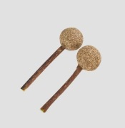 Drewniany lizak z koci miętką 