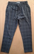 Zara spodnie typu jogger z flaneli rozmiar M