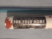 Tapeta na ścianę wzór Czerwono Biały 10m.