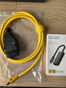 INTERFEJS TESTER BMW INPA ENET E-SYS SERIA F G I ISTA KABEL + Lan USB-c