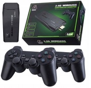 KONSOLA RETRO HDMI TV + 2 PADY 20000 GIER EMULATOR PS1 + 64gb