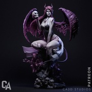 Succubus Dark Fantasy Figurka 31cm 1/6 Ręcznie Malowana Z1
