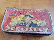 Puszka na tytoń fajkowy specjalny II RP przedwojenna