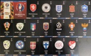 PANINI ROAD TO EURO 2016 LOGO UEFA PAŃSTWA POLSKA ANGLIA WŁOCHY ITP 1 - 27