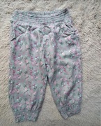 Szare cienkie spodnie dla dziewczynki