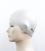 SPOKEY Czepek kąpielowy silikon Nr5208 SREBRNY Zestaw = 3 sztuki