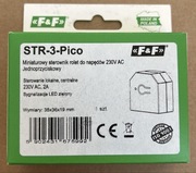 STR-3-PICO F&F Miniaturowy sterownik rolet do napędów 230Vac