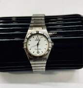 Omega Constellation – oryginalny zegarek męski, stal, klasyk