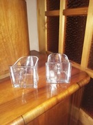 Szklana szufladka do kredensu 2 szt 