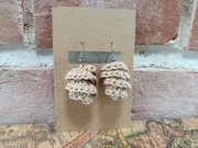 kolczyki handmade na szydełku