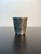 Piękny CYNOWY KIELISZEK 