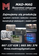 Ogrodzenia Bramy Balustrady Konstrukcje stalowe 