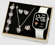 NOWY Zestaw zegarek + biżuteria.