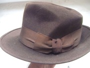 Bardzo Stary kapelusz BRĄZ rozmiar 50