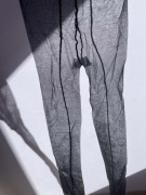 Rajstopy ze szwem czarne 