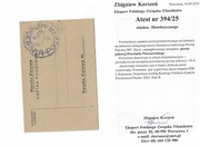 Powstanie Warszawskie Atest