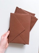 Papier czerpany Koperta C5 Brown (10 szt)