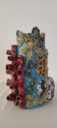 Rafa koralowa z przydaczniami – unikatowy wazon ceramiczny DWS Pottery