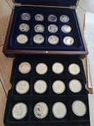 Kolekcja Jan Paweł II Skarbnica Narodowa 24 medale (monety) + certyfikaty