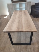 Stół dębowy jadalnia, styl loft.