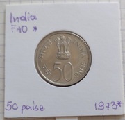 #2573 Indie 50 pajsa 1973 FAO UNC