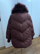 Kurtka z wypełnieniem kaczo- gęsim z odpinanym kolnierzem