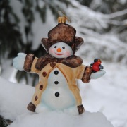 Bałwan strach na wróble - bombka kolekcjonerska Komozja 