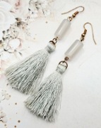 Frędzelki chwosty frędzle Boho kolczyki Fashion Jewelry Modne