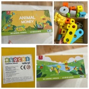 Piankowe klocki konstrukcyjne Gear Joy - Zwierzęta - 49 el.