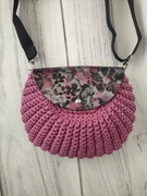 Torebka muszelka kolor wrzosowy PROMOCJA outlet 