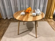 Stolik okrągły Lity Jesionowy 100cm