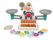 Waga kuchenna Drewniana PLAYTIVE 31 elementów do zabawy 3+