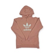 Adidas Originals Trefoil Hoodie bluza kangurka różowa M L bawełniana