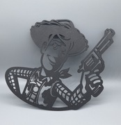 Toy Story – Szef Chudy, Dekoracja 2D na Ścianę w Stylu Line Art