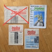 Solidarność Rolników Tygodnik nr 1 1989 ZESTAW 3 sztuki + Społemowska 1981