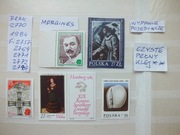 zestaw 5szt. znaczki Fi 2757 margines 2764 , 2772 Polska 1984r. czyste **