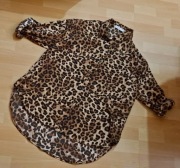 Bluzka koszulowa w panterkę 