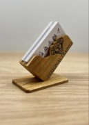 Wizytownik dębowy, handmade