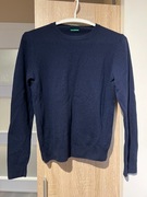 United colors of Benetton sweter wełna merino wełniany granatowy XS 34