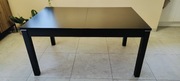 Stół , czarny,drewniany. 