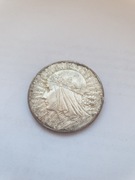 5 zł 1932 II RP Głowa Kobiety (Polonia) BZM VF srebro
