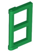 LEGO 4 x 60608 okiennica 2x3 - zielony