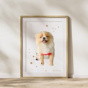 Personalizowany portret Twojego Pupila PIES KOT ZWIERZĘ - A4 A3