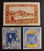 Kol.fr. ALGERIA: 1936/56r. Mi 122; 140; 357 */kas.