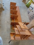 Zestaw 3 półek wiszących Meble Półki Dom