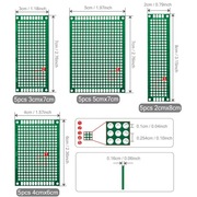 Płytki drukowane uniwersalna PCB dwustronne metalizowane 20szt.