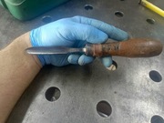 Stare dłuto półokrągłe nóż 