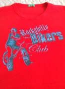 Benetton czerwona koszulka Rockabilly Bikers Club